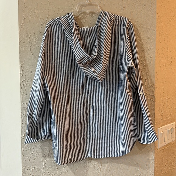 C & C California Striped Pullover Hoodie - Picture 2 of 2